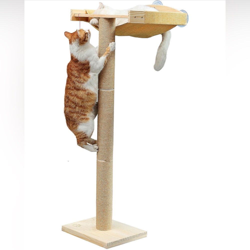 Deluxe Cat Climbing Tower with Hammock - NEW IN BOX!